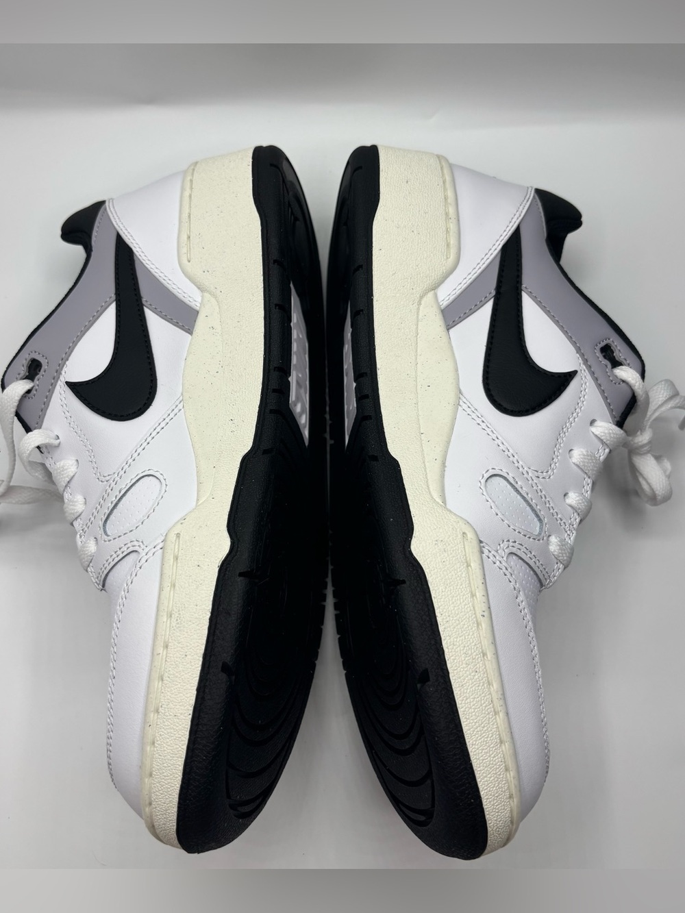 Nike Full Force Low White/Black Men’s 9.5 - Picture 8 of 13